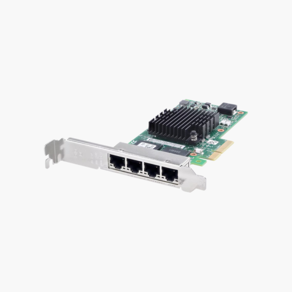 Dell THGMP Intel I350-T4 Quad-Port 1GbE PCIe Server Network Adapter – 4x RJ-45, PCIe 2.1 x4