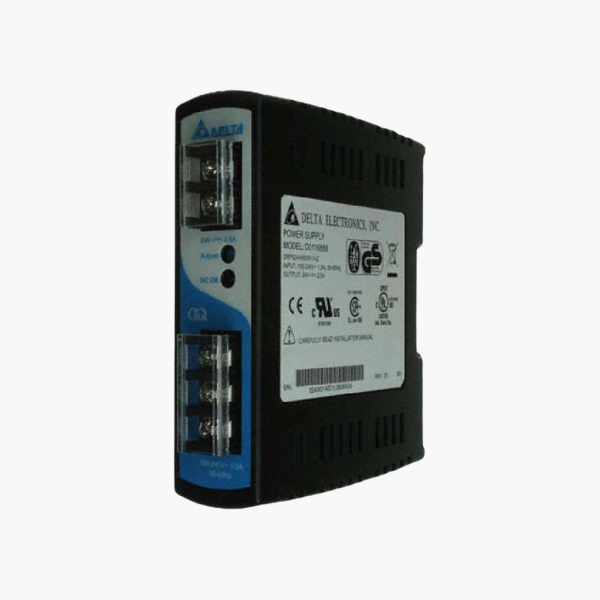 Delta DRP024V060W1AZ (D0116888) CliQ DIN Rail Power Supply — 24V DC 2.5A, 60W