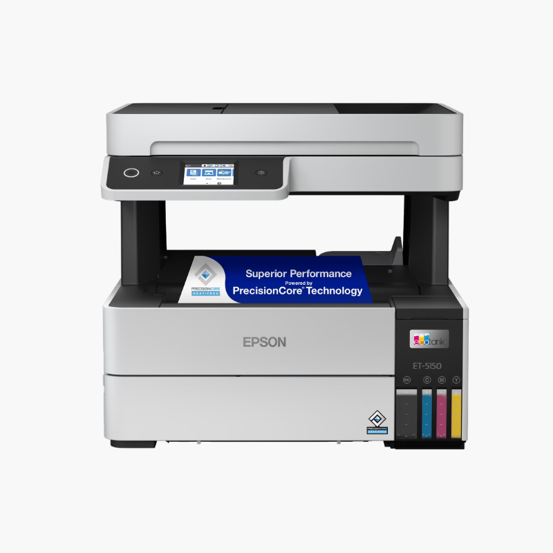 Epson EcoTank Pro ET-5150 Wireless Color All-in-One Supertank Printer – Scanner, Copier, ADF, Ethernet Epson EcoTank Pro ET-5150 Wireless Color All-in-One Supertank Printer – Scanner, Copier, ADF, Ethernet - Image 1