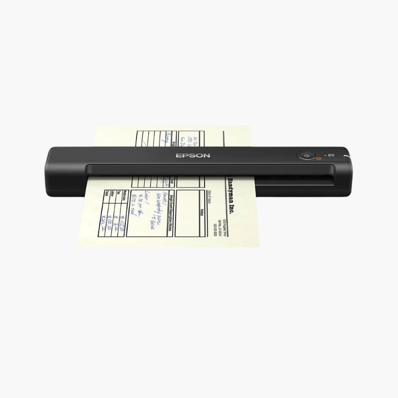 Epson WorkForce ES-50 Portable Sheet-Fed Document Scanner – USB Powered, 600 dpi HP 206A Black Original Toner Cartridge (W2110A) – For Color LaserJet Pro M255 and MFP M282, M283 - Image 1