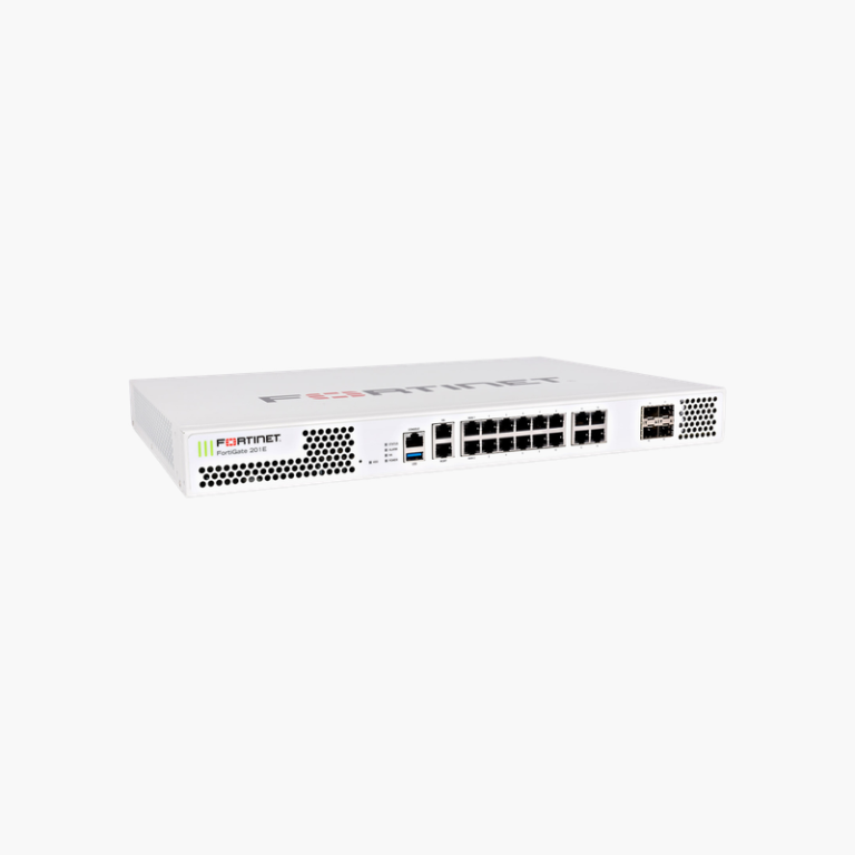 Fortinet FortiGate 201E (FG-201E-BDL-950-12-EU) Next-Generation Firewall – 20 Gbps Firewall, 1.2 Gbps Threat Protection, 1-Year FortiCare 24x7 + FortiGuard UTP Bundle