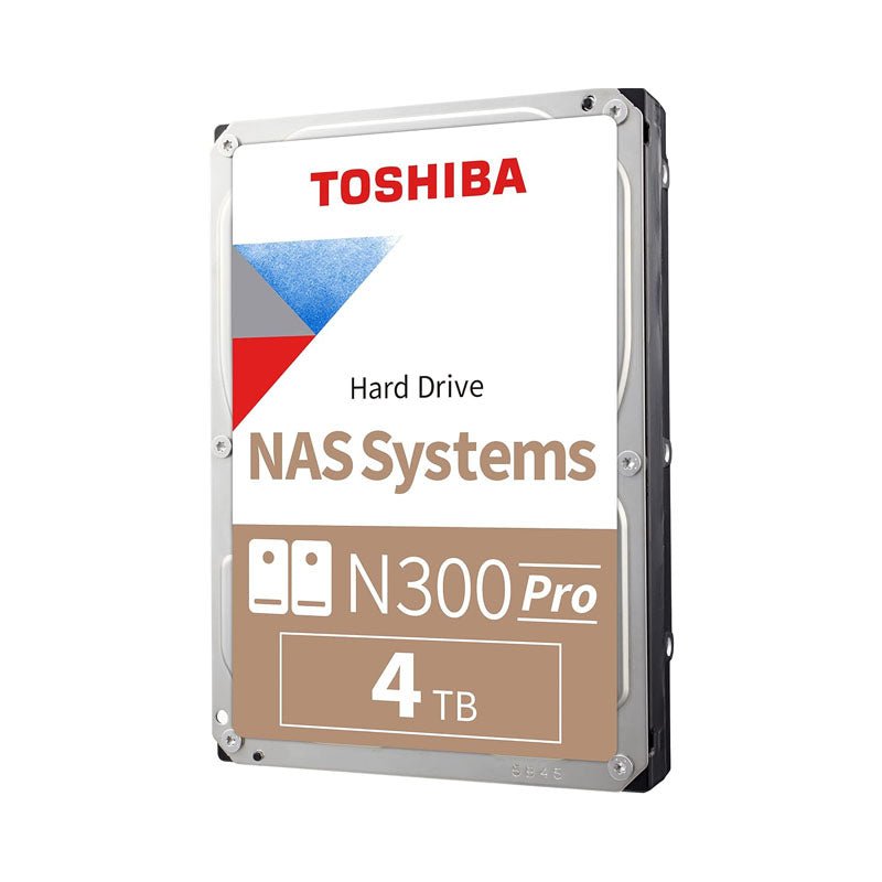 HDWG740XZSTD_jpg.jpg Toshiba N300 Pro 4TB NAS Hard Drive (HDWG740XZSTD) — 300 TB/Year CMR for Business NAS up to 24 Bays - Image 1