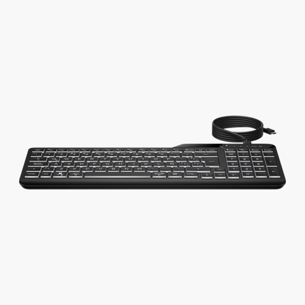 HP 405 Multi-Device Backlit Wired Keyboard (7N7C1UT)