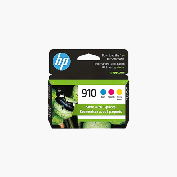 HP 910 Cyan, Magenta, Yellow Original Ink Cartridges 3-Pack (3YN97AN) – For OfficeJet 8010, 8020 and Pro 8020, 8030