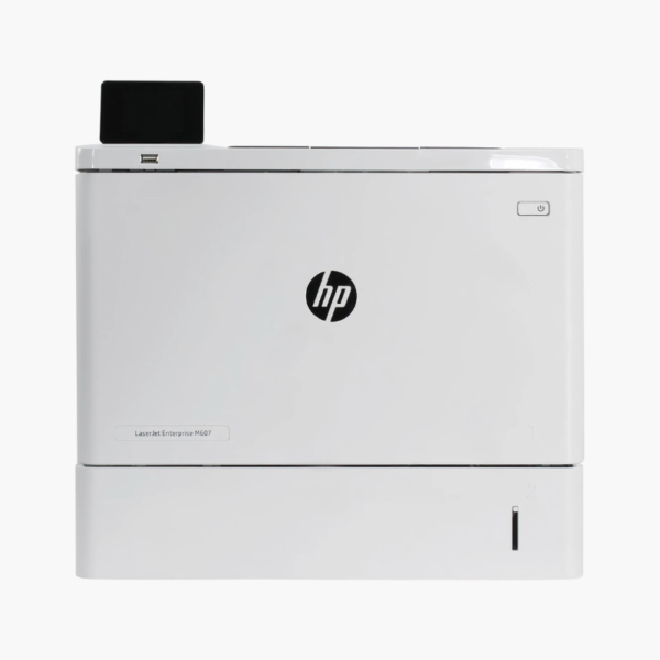 HP LaserJet Enterprise M607n Monochrome Laser Printer – 55 ppm, Built-in Ethernet, 650-Sheet Input