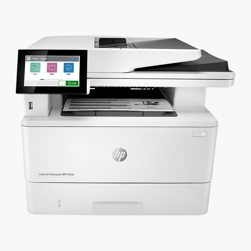 HP LaserJet Enterprise MFP M430f Monochrome All-in-One Laser Printer (3PZ55A) – Print/Copy/Scan/Fax, 42 ppm, Auto Duplex, Ethernet HP LaserJet Enterprise MFP M430f Monochrome All-in-One Laser Printer (3PZ55A)