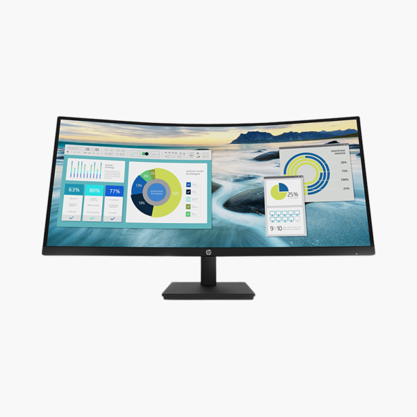HP P34hc G4 34" WQHD VA Curved USB-C Monitor (21Y56AA#ABA)