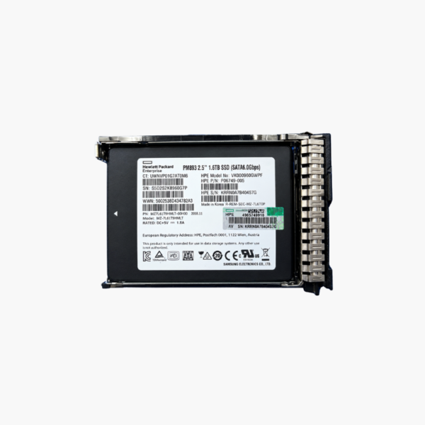 HPE 3.84TB SATA 6G Read Intensive SFF SC SSD (P04570-B21) – 2.5" Hot-Plug for ProLiant