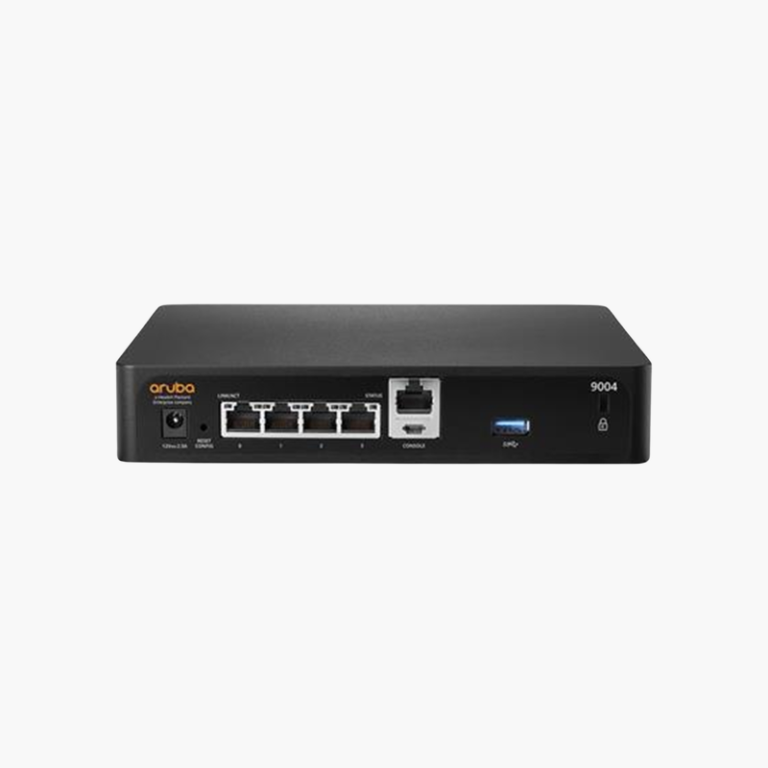 HPE Aruba 9004 (US) Gateway R1B20A – 4-Port Gigabit Branch Gateway, SD-WAN, 4 Gbps Firewall