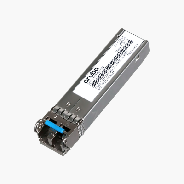 HPE Aruba J4859D 1G SFP LC LX Transceiver – 1000BASE-LX, 1310nm, 10km Single-Mode