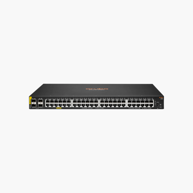 HPE Aruba Networking CX 6000 48G 4SFP Switch (R8N86A) – 48-Port Gigabit Layer 3 Managed, 4x 1G SFP Uplinks