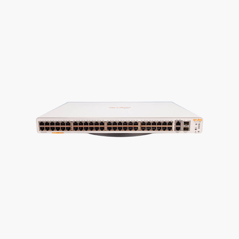 HPE-Aruba-Networking-Instant-On-1960-48G-PoE-2XGT-2SFP-Switch-JL809A-48x-PoE-2x-10GBASE-T-2x-10G-SFP-L2-Managed-1.png HPE Aruba Networking Instant On 1960 48G PoE 2XGT 2SFP+ Switch (JL809A) – 48x PoE, 2x 10GBASE-T + 2x 10G SFP+, L2+ Managed - Image 1