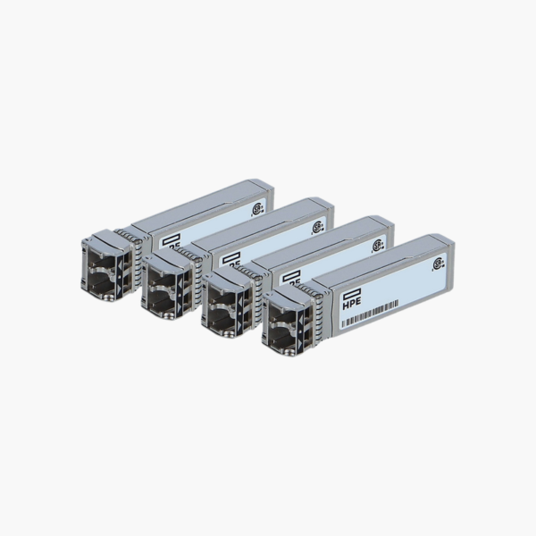 HPE MSA C8R25B 10Gb Short Wave iSCSI SFP+ Transceiver 4-Pack – 850nm, Multimode, LC