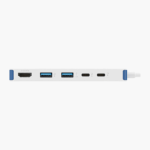 HyperDrive Flex 5-Port USB-C Hub, Brilliant Blue (HD4101BUGL)