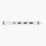 HyperDrive Flex 8-Port USB-C Hub, Brilliant Blue (HD4102BUGL)
