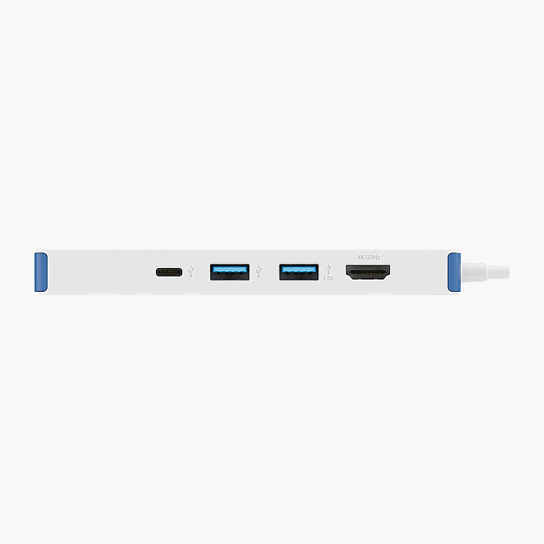 HyperDrive Flex 8-Port USB-C Hub, Brilliant Blue (HD4102BUGL)