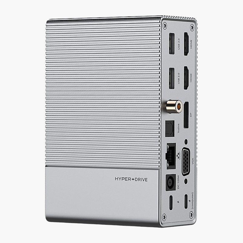 HyperDrive GEN2 18-in-1 USB-C Hub (HD-G218) – 100W, 3 Displays HyperDrive GEN2 18-in-1 USB-C Hub (HD-G218)
