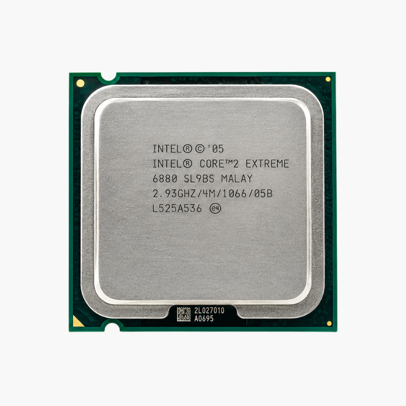 Intel Core 2 Extreme X9000 Laptop Processor — 2 Cores, 2 Threads, 2.80 GHz, 6MB Cache Intel Core 2 Extreme X9000 Laptop Processor - 2 Cores, 2 Threads, 2.80 GHz, 6MB Cache, Socket P - Image 1