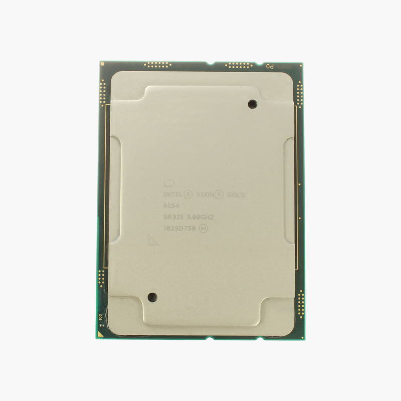 Intel Xeon Gold 6154 Server Processor (SR3J5) – 18-Core, 36-Thread, Up to 3.7GHz, LGA 3647, 24.75MB L3 (Refurbished) Intel Xeon Gold 6154 Server Processor (SR3J5)