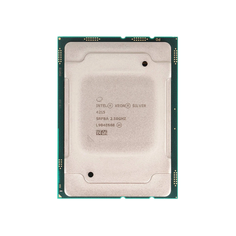 Intel Xeon Silver 4215 Server Processor — 8 Cores, 16 Threads, 2.5 GHz Base Intel Xeon Silver 4215 Server Processor - 8 Cores, 16 Threads, 2.5 GHz Base / 3.5 GHz Turbo, LGA3647 - Image 1