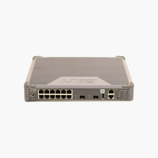 Juniper EX4100-F-12P 12-Port Compact Fanless PoE+ Switch – 4x 10G SFP+, Multigig Uplinks, Virtual Chassis