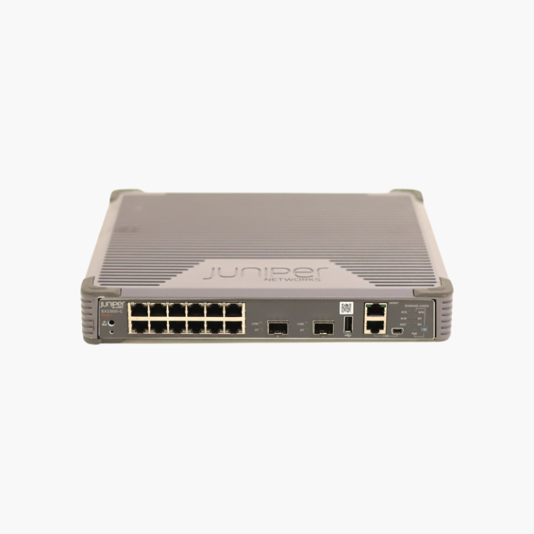 Juniper EX4100-F-12P 12-Port Compact Fanless PoE+ Switch – 4x 10G SFP+, Multigig Uplinks, Virtual Chassis