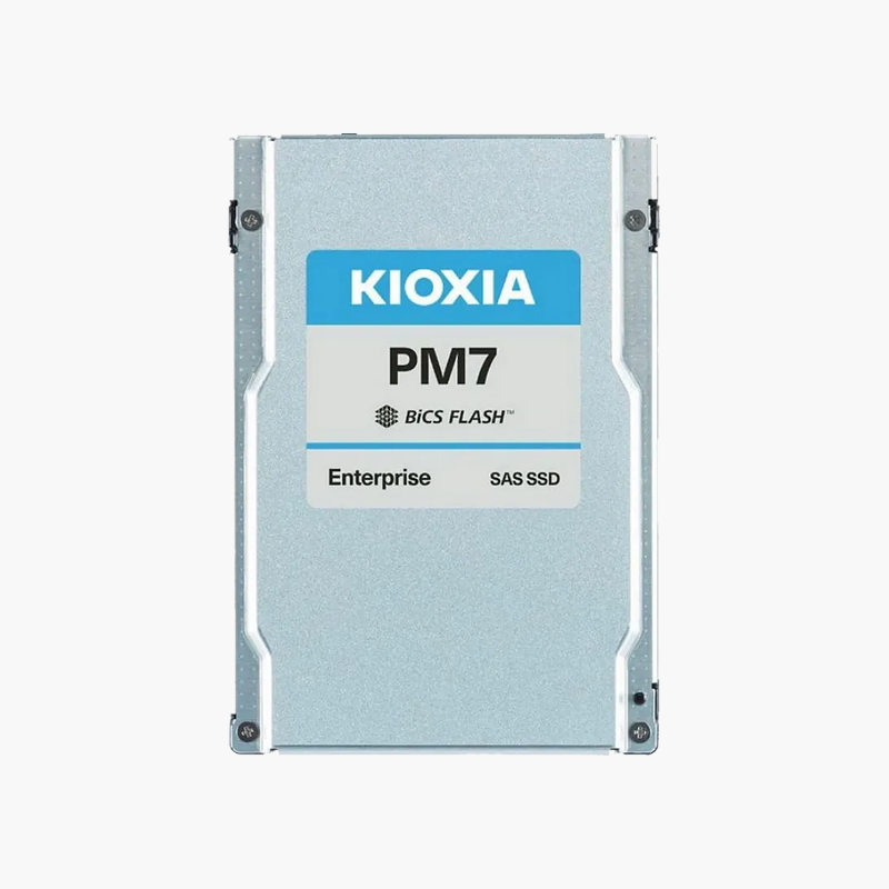 Kioxia PM7 7.68TB Enterprise SAS SSD (Used 1) – SAS 24Gb/s, 2.5" (15mm) (Used) Kioxia PM7 7.68TB Enterprise SAS SSD (Used 1)