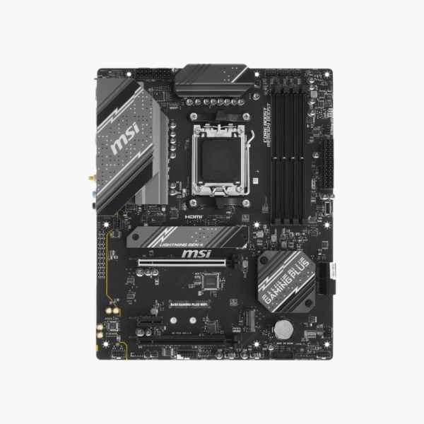 MSI B650 Gaming Plus WiFi AM5 ATX Motherboard — DDR5, PCIe 4.0, 2.5G LAN & Wi-Fi 6E