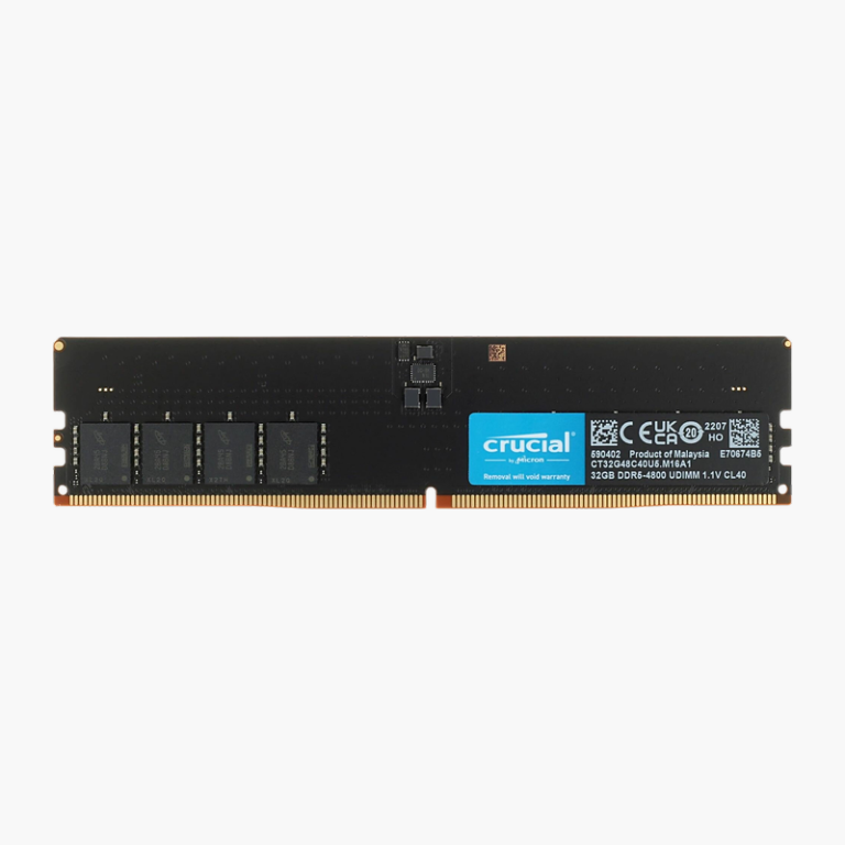 Micron 16GB DDR5-7200 Desktop Memory (CUDIMM) (MTC8C1084S1AC72BH)