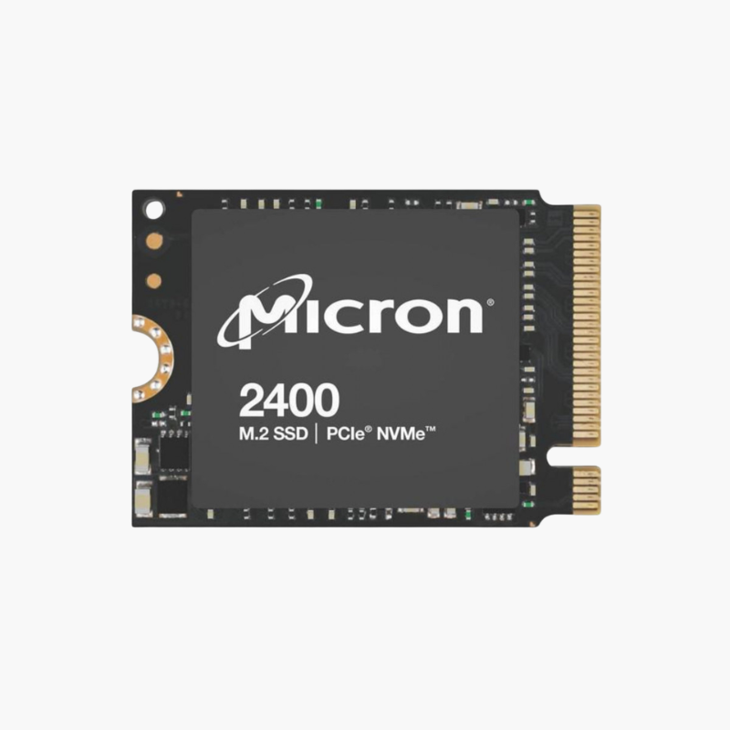 Micron 2400 2TB M.2 2230 NVMe SSD (MTFDKBK2T0QFM-1BD1AABYYR) – PCIe Gen4 x4, Up to 4,500MBs speed Micron 2400 2TB M.2 2230 NVMe SSD (MTFDKBK2T0QFM-1BD1AABYYR) – PCIe Gen4 x4, Up to 4,500MB/s - Image 1