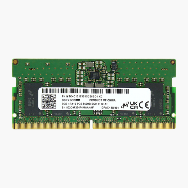 Micron 32GB DDR5-5600 ECC SO-DIMM Memory (MTC20C2085S1TC56BR)