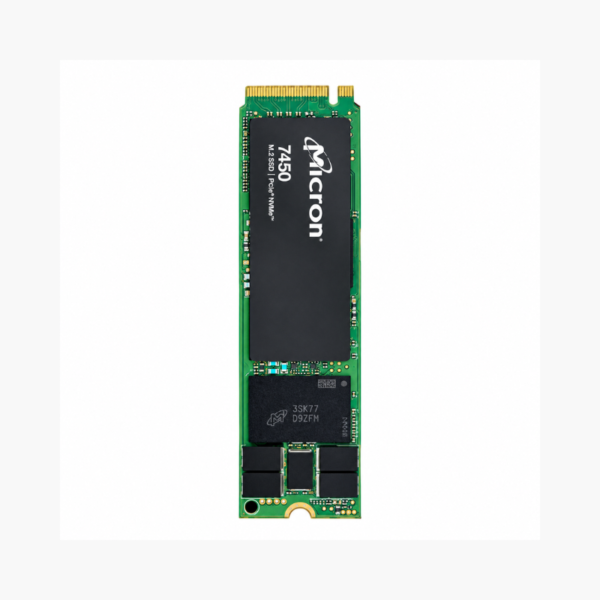 Micron 7450 PRO 480GB M.2 2280 NVMe Enterprise SSD (MTFDKBA480TFR-1BC1ZABYYR) – PCIe Gen4, 800 TBW