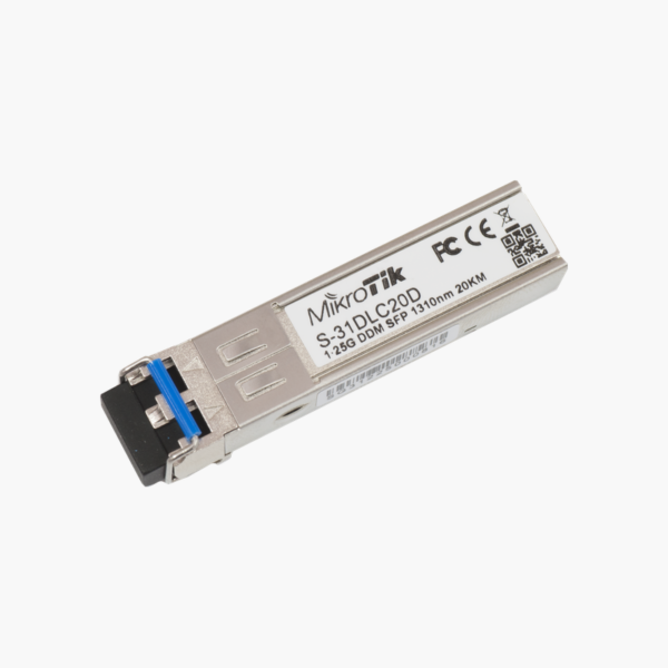 MikroTik S-31DLC20D 1.25G SFP Single-Mode 20km Transceiver