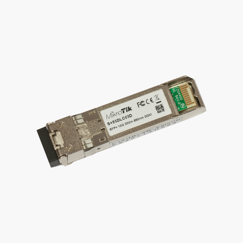 MikroTik-S85DLC03D-10G-SFP-Multimode-Transceiver-S85DLC03D-300m-Multimode-fiber-LC-duplex-1.png MikroTik S+85DLC03D 10G SFP+ Multimode Transceiver (S+85DLC03D) – 300m, Multimode fiber, LC duplex - Image 1