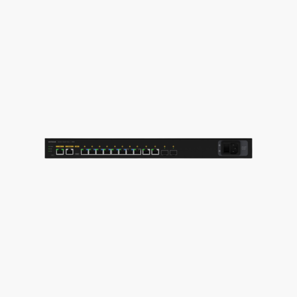 NETGEAR AV Line M4250-10G2XF-PoE++ Managed Switch (GSM4212UX) – 720W PoE, 2x 10G SFP+, L2+ Managed
