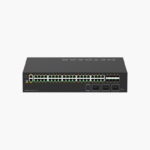 NETGEAR AV Line M4250-26G4F-PoE+ Managed Switch (GSM4230P) – 300W PoE, 4x 1G SFP, L2+ Managed