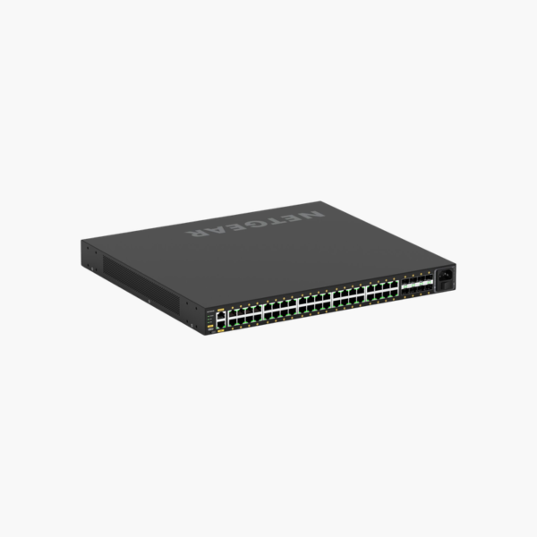 NETGEAR AV Line M4250-40G8F-PoE+ Managed Switch (GSM4248P) – 480W PoE, 8x 1G SFP, L2+ Managed