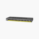 NETGEAR GS116PP 16-Port Gigabit PoE+ Unmanaged Switch (NEGS116PP100) – 183W PoE