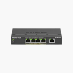 NETGEAR GS305PP 5-Port Gigabit PoE+ Unmanaged Switch (GS305PP-300NAS) – 83W PoE