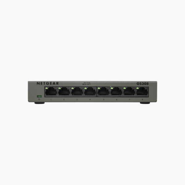 NETGEAR GS308 8-Port Gigabit Ethernet Unmanaged Switch (GS308)