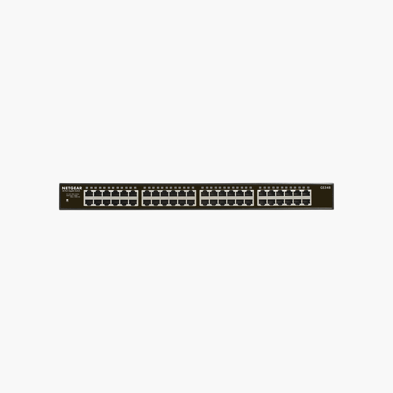 NETGEAR-GS348-48-Port-Gigabit-Ethernet-Unmanaged-Switch-NEGS348-1.png NETGEAR GS348 48-Port Gigabit Ethernet Unmanaged Switch (NEGS348) - Image 1