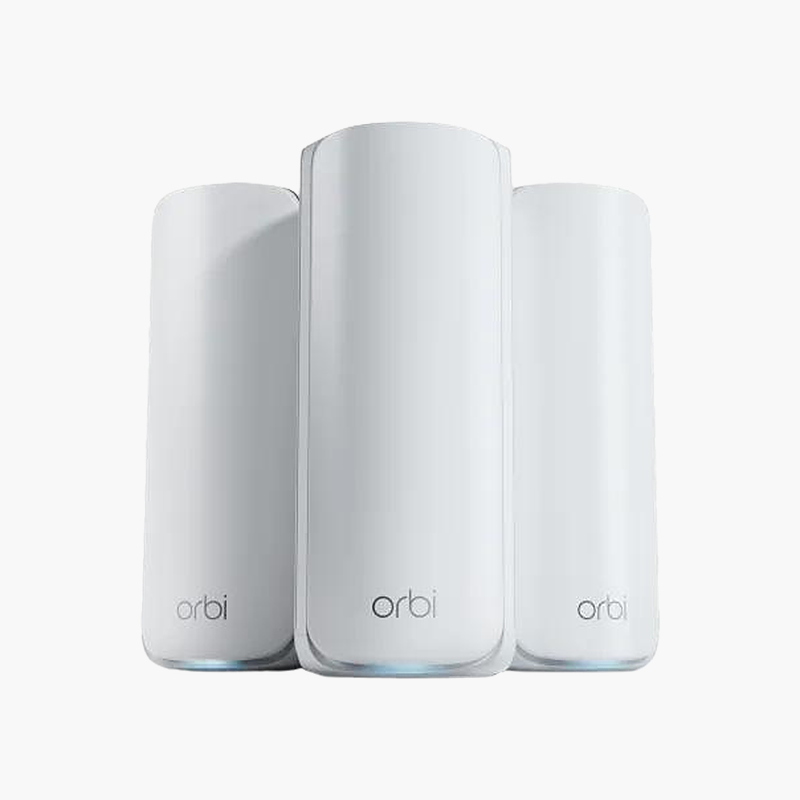 NETGEAR-Orbi-770-Series-RBE773-Wi-Fi-7-Tri-Band-Mesh-System-3-Pack-RBE773-100NAS-10G-WAN-1.png NETGEAR Orbi 770 Series RBE773 Wi-Fi 7 Tri-Band Mesh System (3-Pack) (RBE773-100NAS) – 10G WAN - Image 1