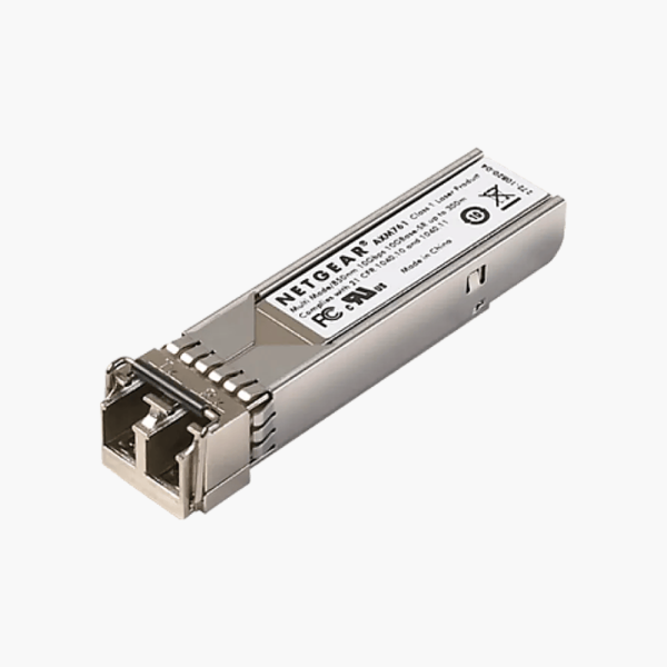 NETGEAR ProSafe AXM761 10GBASE-SR SFP+ Transceiver (10-Pack) (AXM761P10-10000S) – 300m (OM3), Multimode fiber, LC duplex