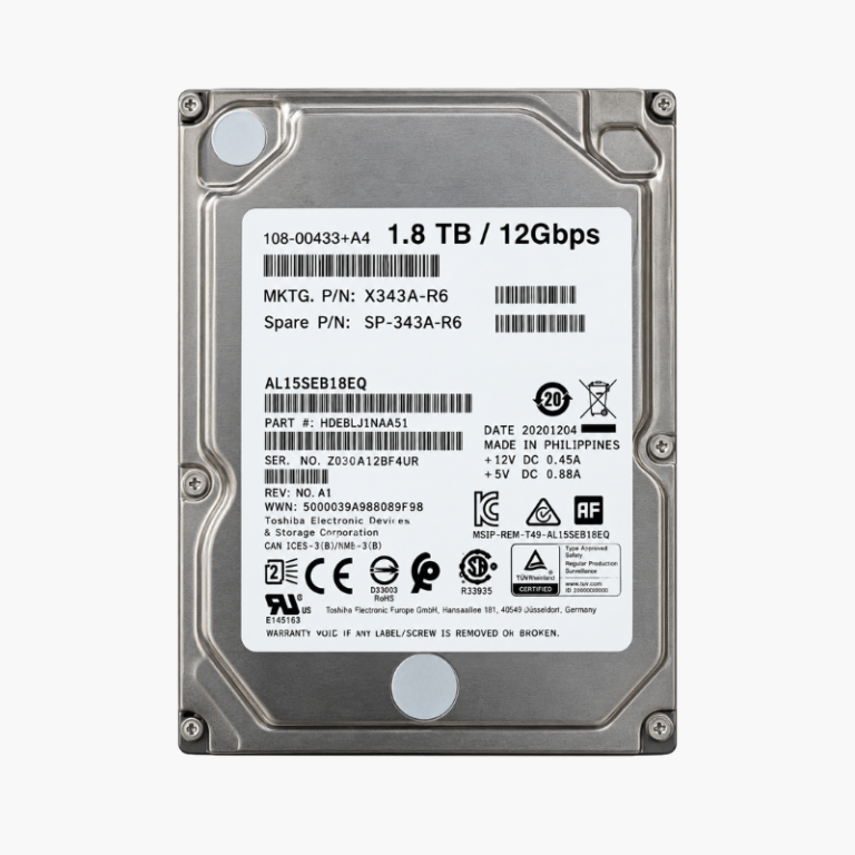 NetApp X343A-R6 1.8TB 10K SAS