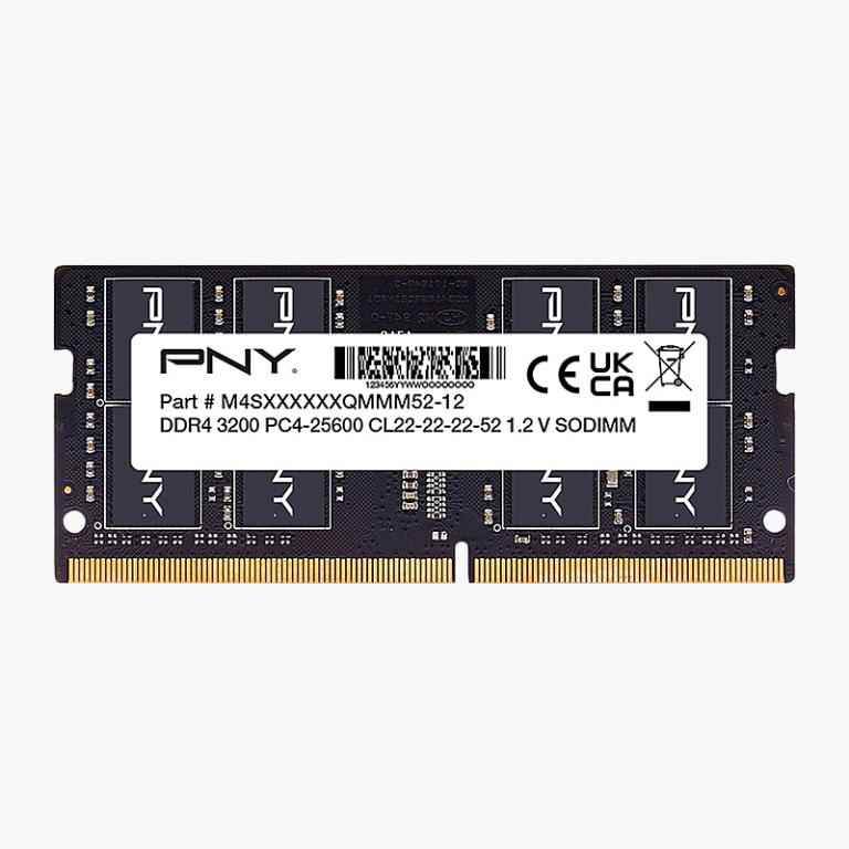 PNY Performance 32GB (2 x 16GB) DDR4-3200 Laptop Memory (SO-DIMM) Kit (MN32GK2D43200-TB)