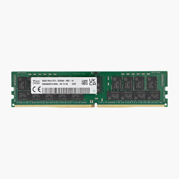 SK hynix 16GB DDR4-3200 ECC Unbuffered Memory (HMAA2GU7CJR8N-XN)