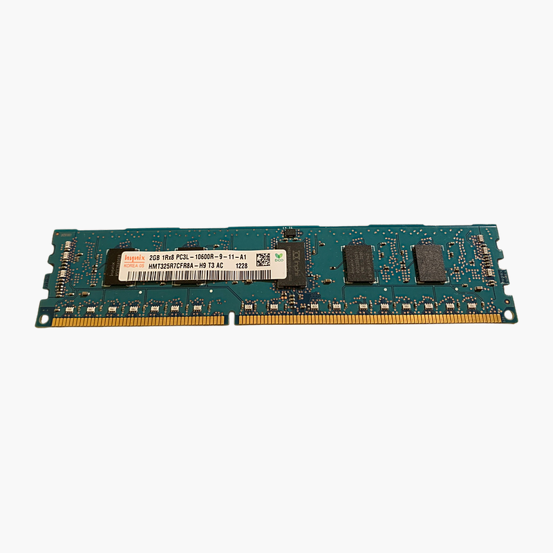 SK hynix 2GB DDR3L-1333 ECC Registered Memory (RDIMM) (HMT325R7CFR8A-H9) – 1Rx8, PC3L-10600 SK hynix 2GB DDR3L-1333 ECC Registered Memory (RDIMM) (HMT325R7CFR8A-H9)