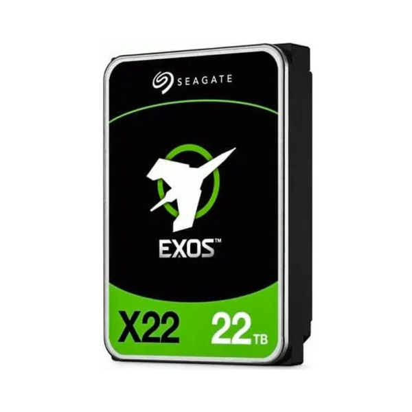 Seagate Exos X22 22TB Enterprise Hard Drive (ST22000NM000E) — 7200 RPM, SAS 12Gb/s, 512MB Cache