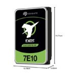 Seagate Exos 7E10 4TB Enterprise Hard Drive (ST4000NM000B) — 7200 RPM, SATA 6Gb/s, 256MB Cache - Image 2