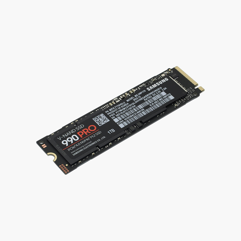 Samsung 990 PRO 4TB PCIe 4.0 NVMe M.2 SSD (MZ-V9P4T0B/AM) – PCIe 4.0 x4 NVMe, Up to 7,450 MB/s, M.2 2280 Samsung 990 PRO 4TB PCIe 4.0 NVMe M.2 SSD (MZ-V9P4T0B/AM)